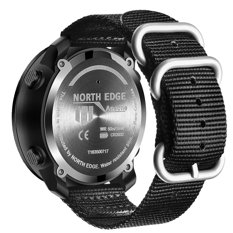 NORTH EDGE Sportuhr – Militär GPS-Uhr für Outdoor & Sport