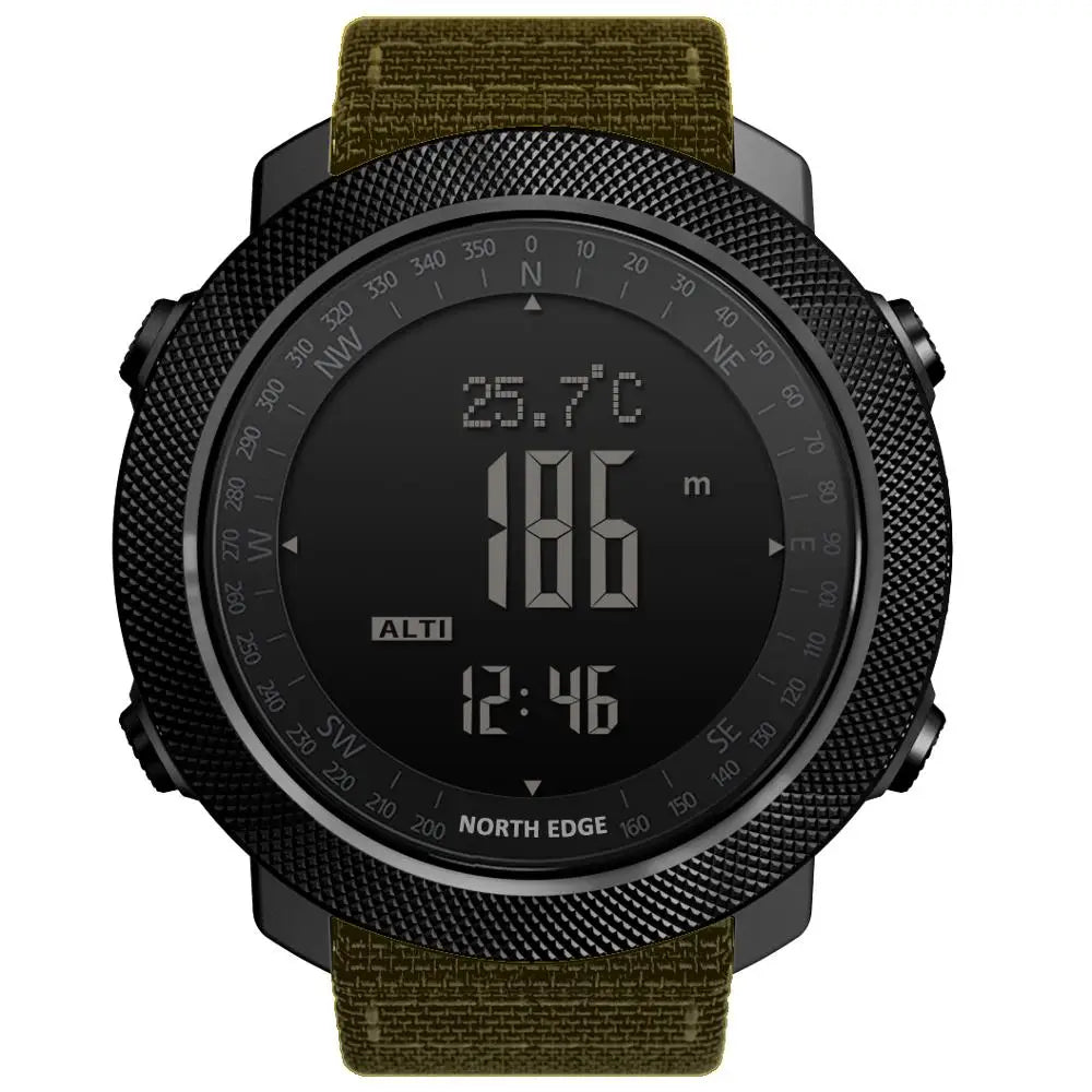 NORTH EDGE Sportuhr – Militär GPS-Uhr für Outdoor & Sport