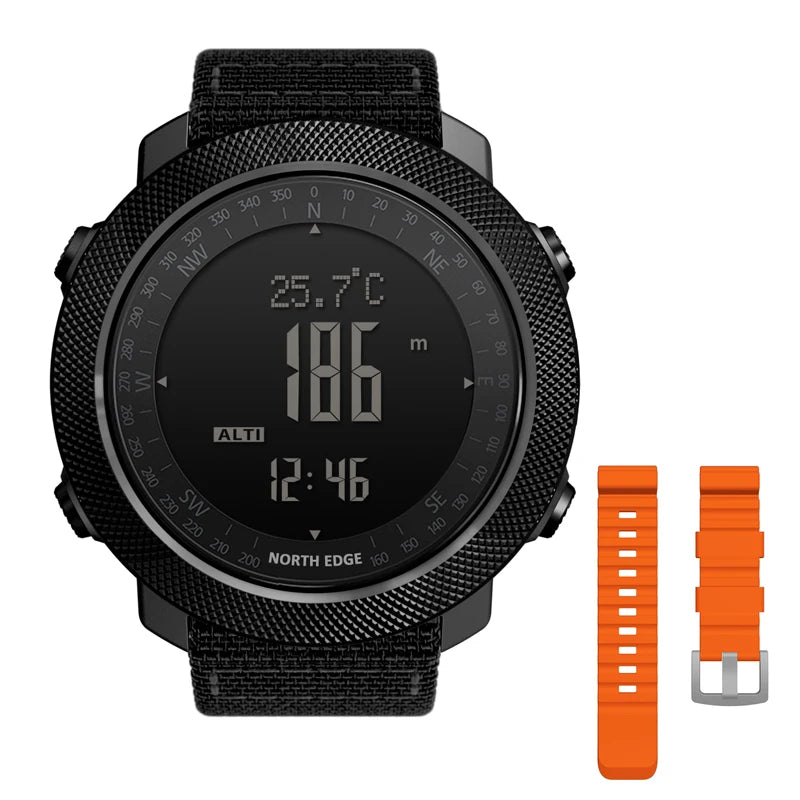 NORTH EDGE Sportuhr – Militär GPS-Uhr für Outdoor & Sport