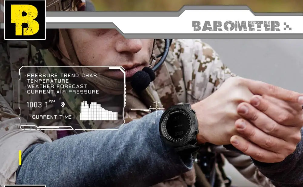 NORTH EDGE Sportuhr – Militär GPS-Uhr für Outdoor & Sport